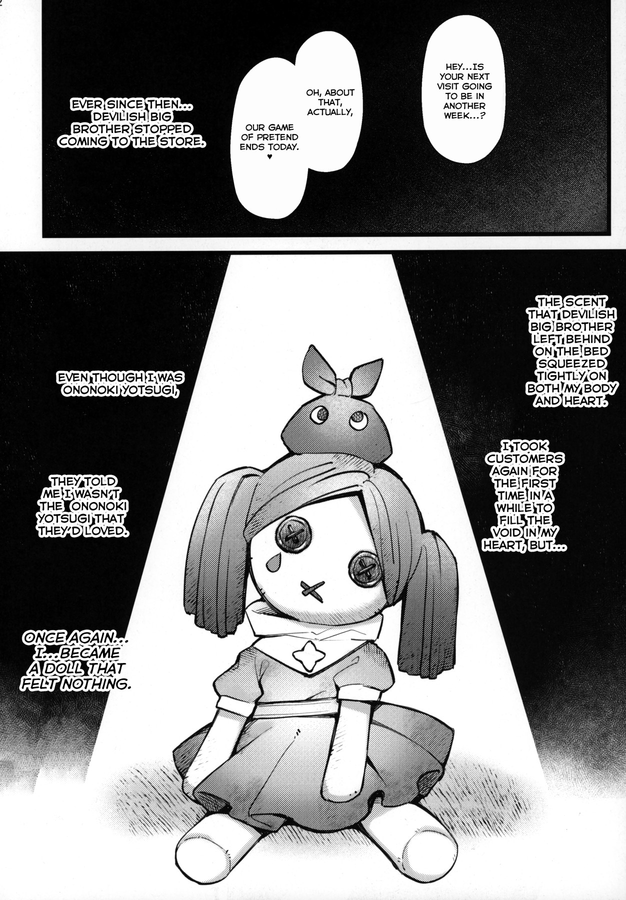 hentai manga Pachimonogatari Part 19: Yotsugi Sale